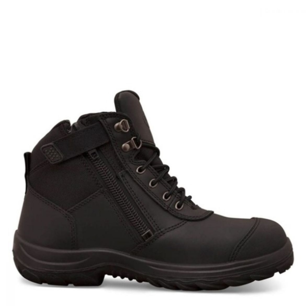 Picture of HIKER LACE UP ZIP SIDE BOOT, WATER RESISTANT FULL GRAIN LEATHER / CORDURA,
FULLY LINED, TOE SCUFF PROTECTION