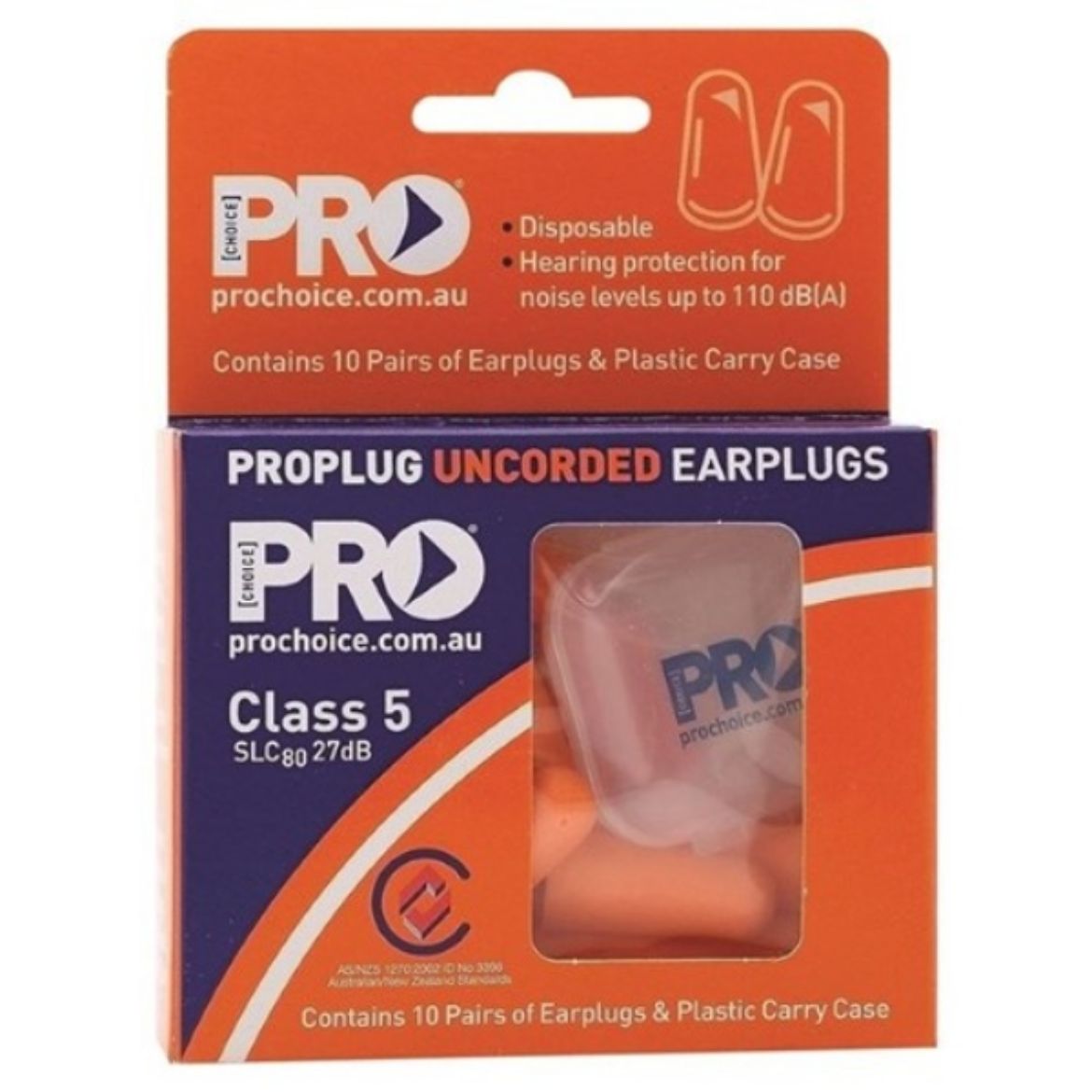 Picture of PRO-BULLET PU EARPLUGS UNCORDED - CLASS 5, 27DB (A)