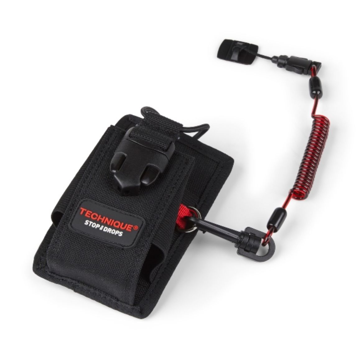 Picture of ADJUSTABLE TWO-WAY RADIO HOLSTER WITH COIL E-TETHER AND E-CATCH