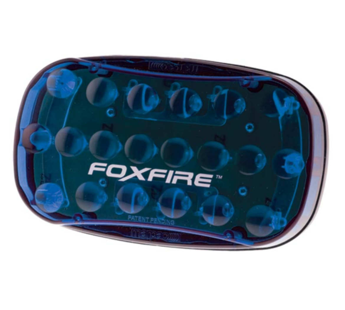 Picture of BLUE FOXFIRE MAGNETIC BACK W/26 LEDS & WIG-WAG PATTERN