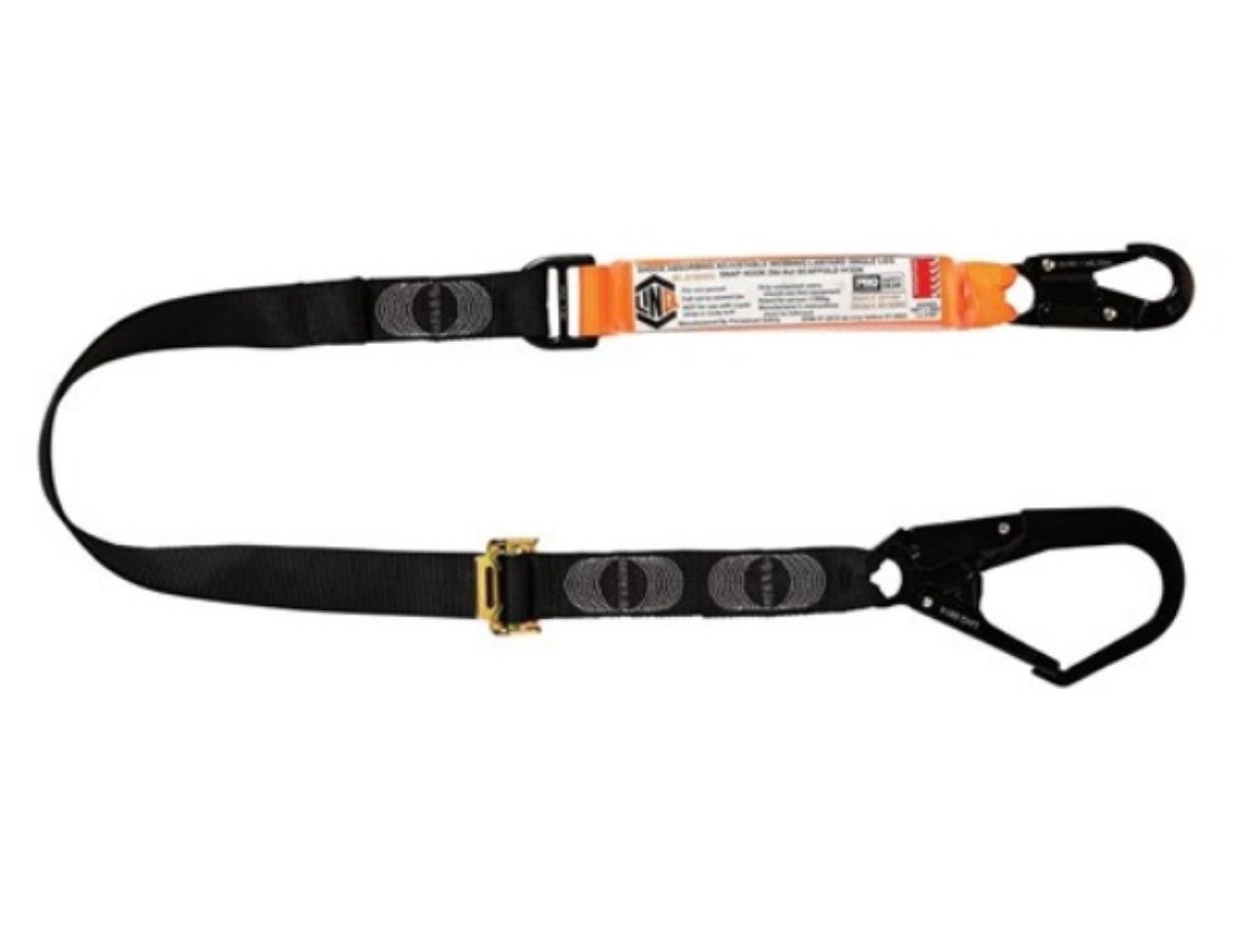 Picture of LINQ ELITE SINGLE LEG SHOCK ABSORBING 2M ADJUSTABLE LANYARD WITH HARDWARE SN & SD