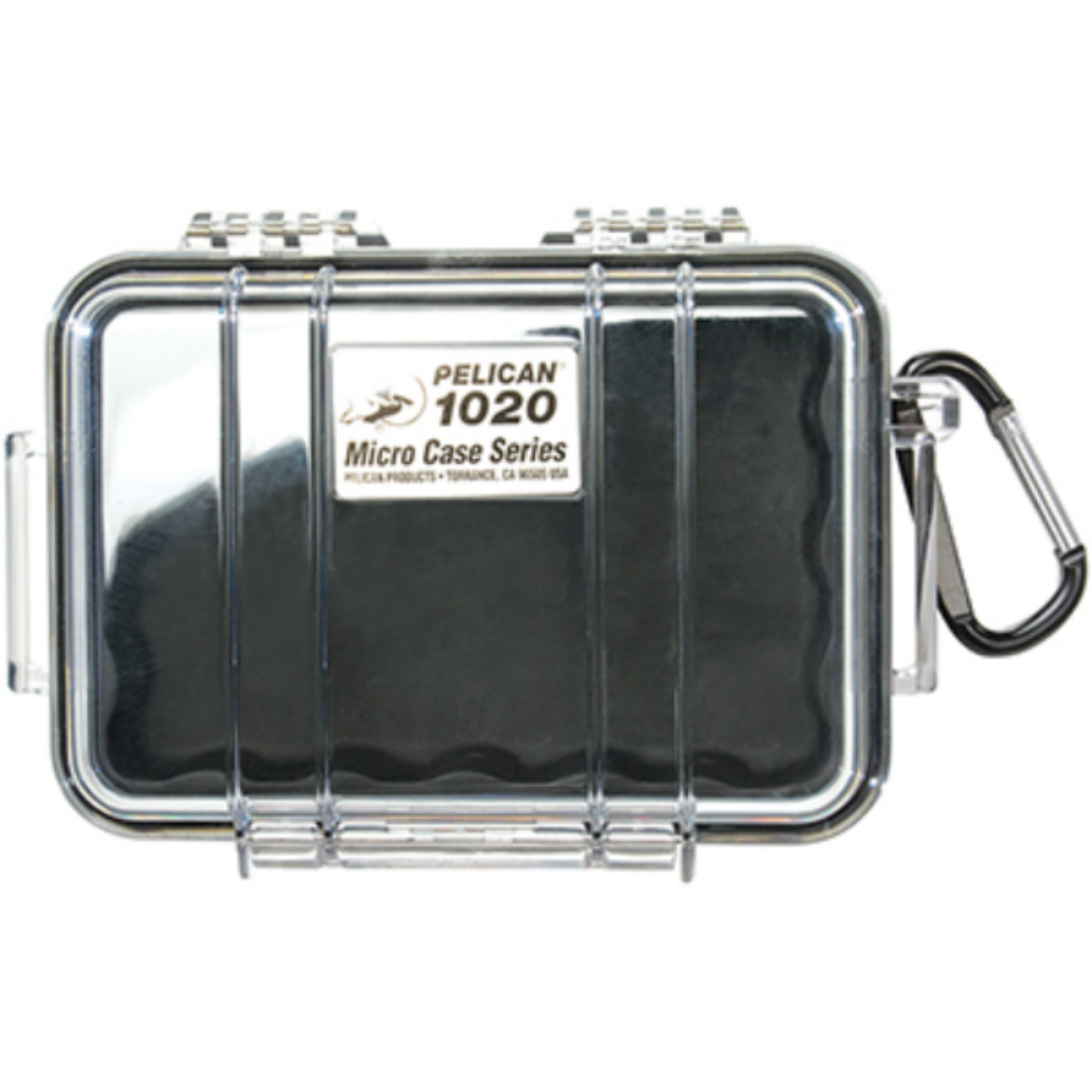 Picture of # 1020 MICRO PELICAN CASE - CLEAR WITH BLACK