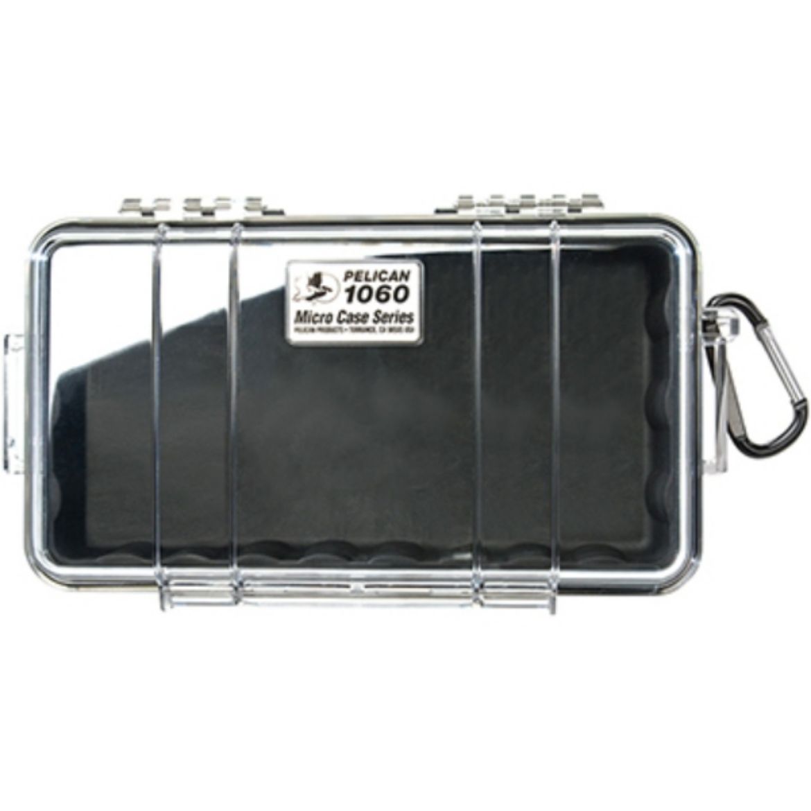 Picture of # 1060 MICRO PELICAN CASE - CLEAR WITH BLACK