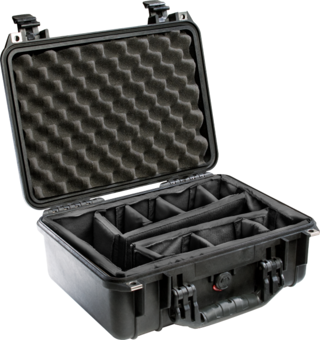 Picture of # 1450 PELICAN CASE WITH PADDED DIVIDERS - BLACK