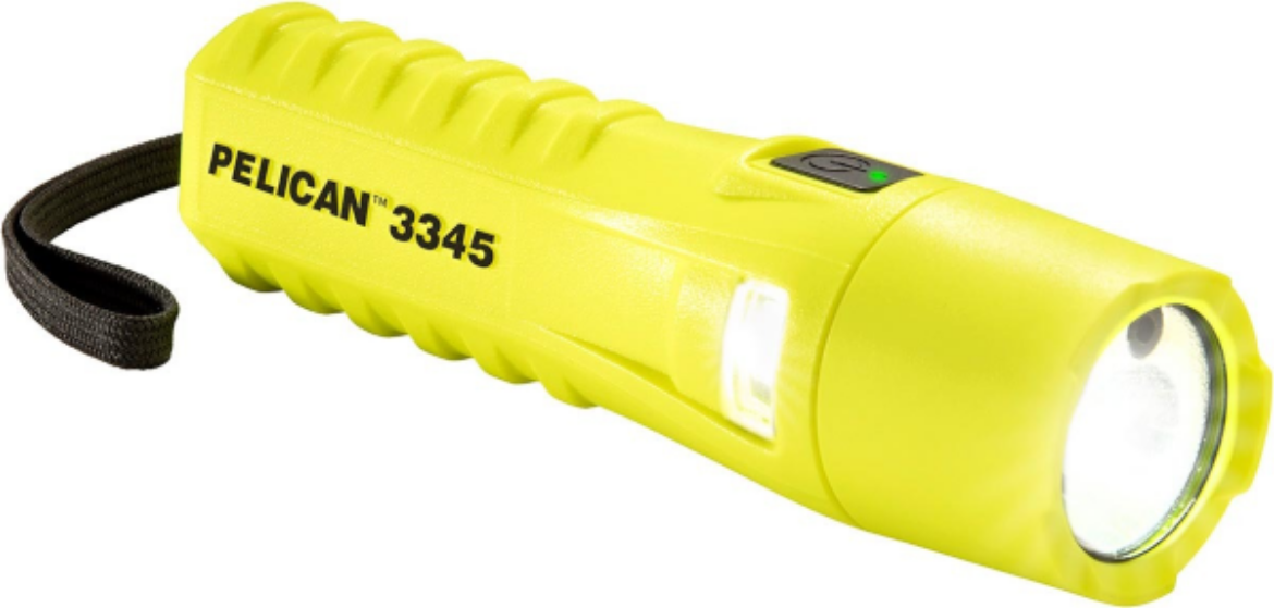 Picture of 3345 LED 3AA LED YELLOW SAFETY TORCH