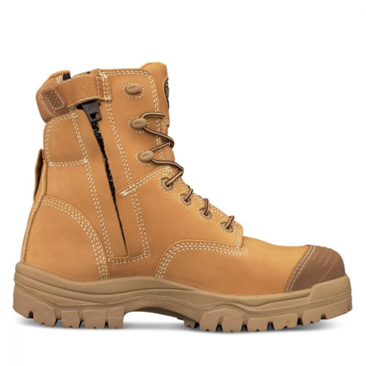 Picture of 150MM ZIP SIDE LACE UP BOOT, WATER RESISTANT NUBUCK LEATHER, FULLY LINED,
COMPOSITE TOE CAP, TOE SCUFF PROTECTION