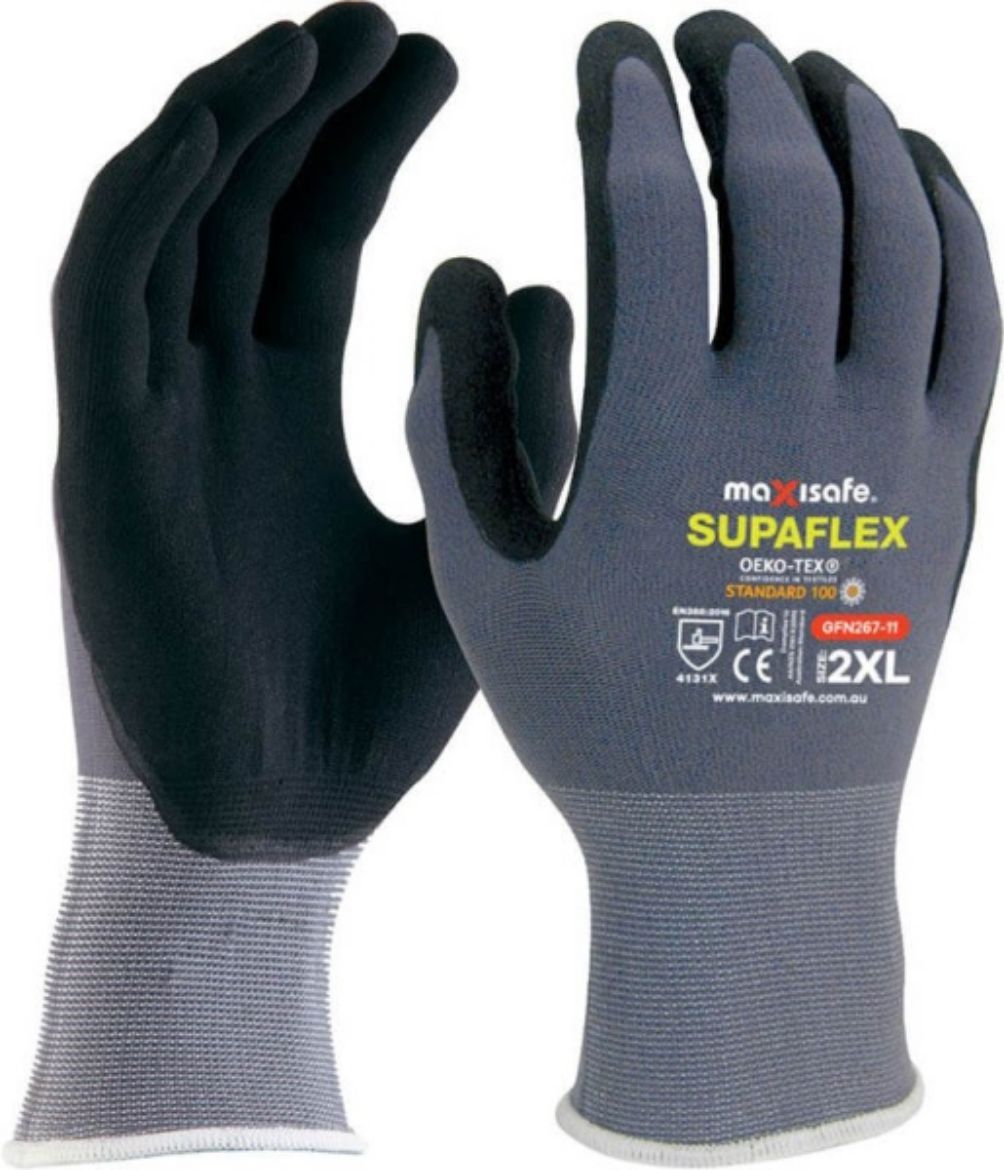 Picture of 'SUPAFLEX' NYLON GLOVE, SUPERFLEX COATING TECHNOLOGY - SMALL