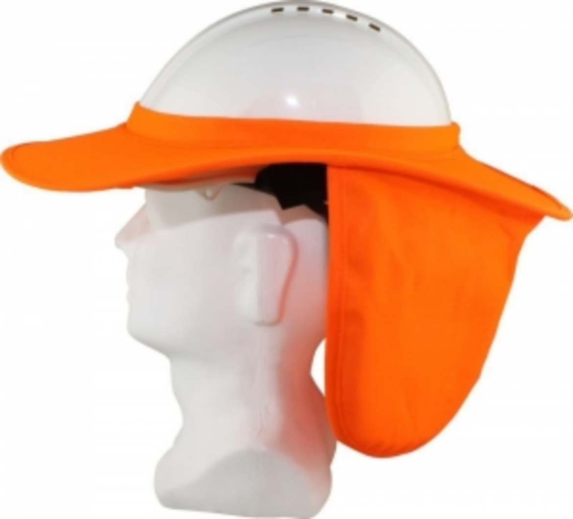Picture of MAXISAFE HAT BRIM WITH NECK FLAP - ORANGE