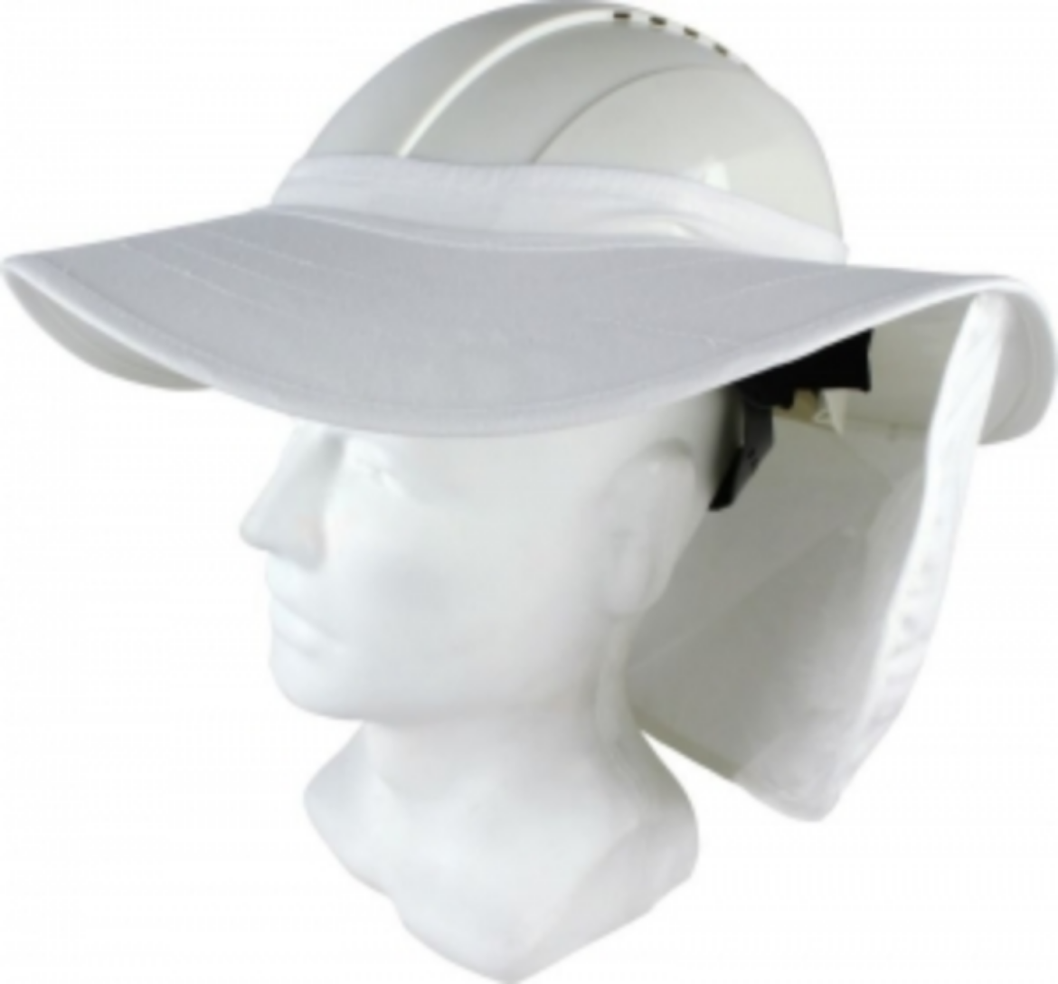 Picture of MAXISAFE HAT BRIM WITH NECK FLAP - WHITE