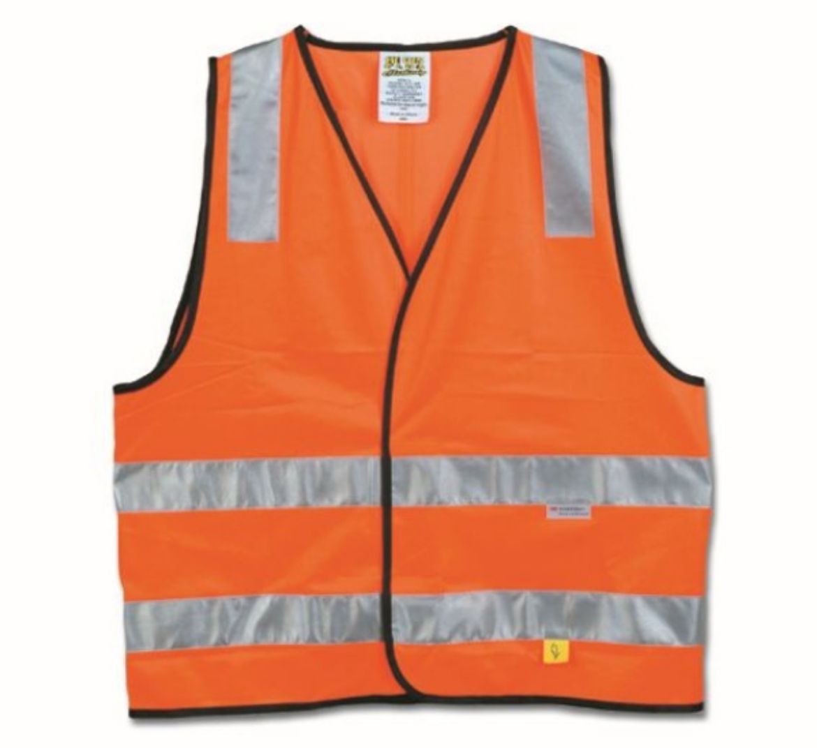 Picture of HI-VIS ORANGE SAFETY VEST - DAY/NIGHT USE - XLARGE