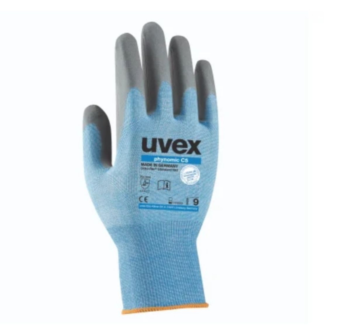 Picture of 6008110 - UVEX PHYNOMIC C5 FOAM MECHANICAL RANGE GLOVES. SIZE 9