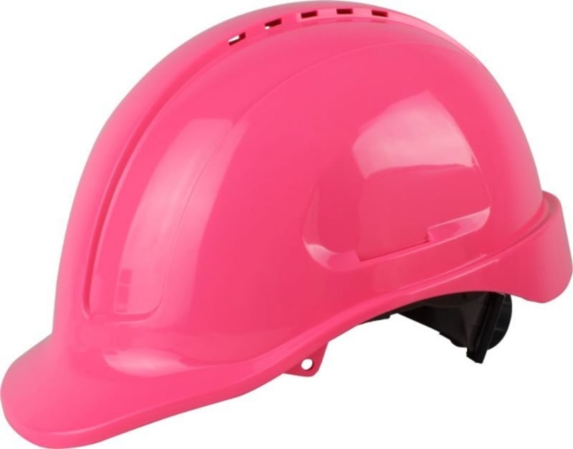 Picture of MAXIGUARD PINK VENTED HARD HAT, RATCHET HARNESS