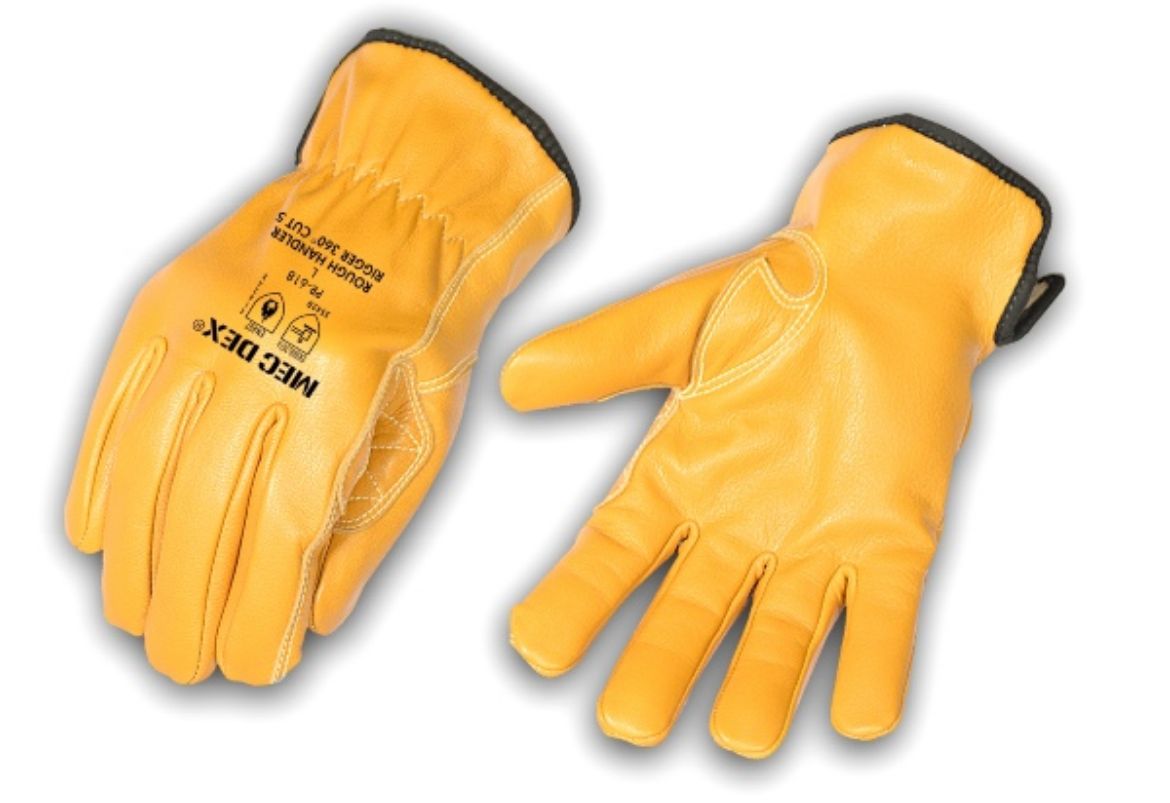 Picture of GLOVES, MECDEX ROUGH HANDLER RIGGER 360 C5.  AVAILABLE IN SIZES S - 3XL