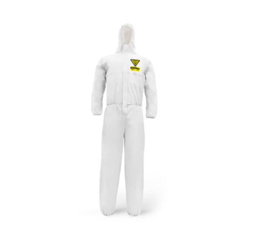 Picture of COVERALL TRIDENT® SMS WHITE. AVAILABLE IN SIZES S - 5XL