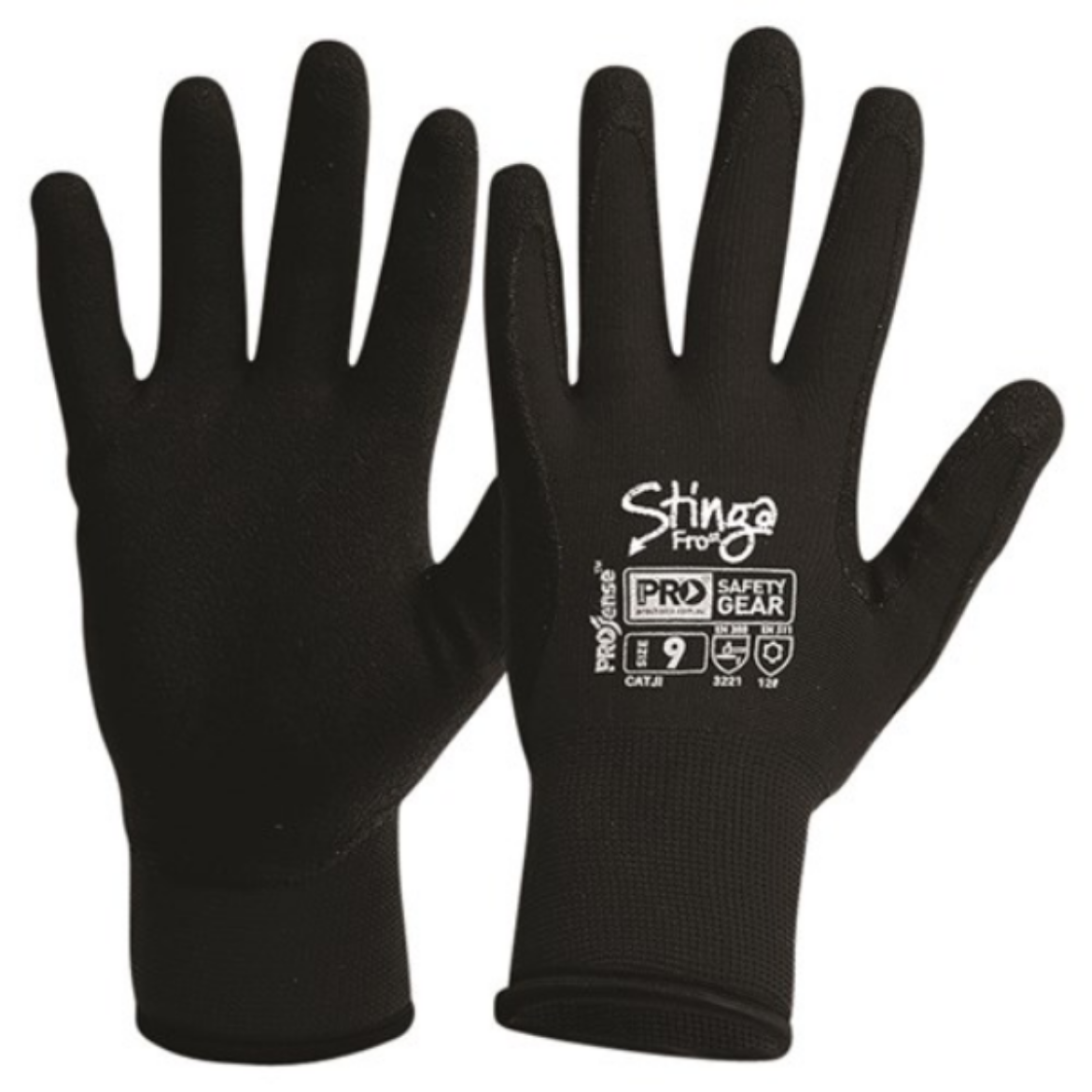 Picture of STINGA FROST BLACK PVC FOAM ON NYLON WINTER LINER . AVAILABLE IN SIZES 7/8/9/10/11