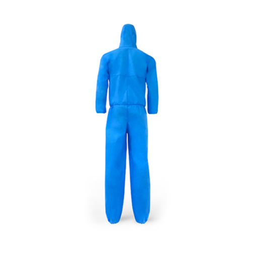 Picture of COVERALL TRIDENT® SMS TYPE 5 / TYPE 6 BLUE. AVAILABLE IN SIZES S - 4XL