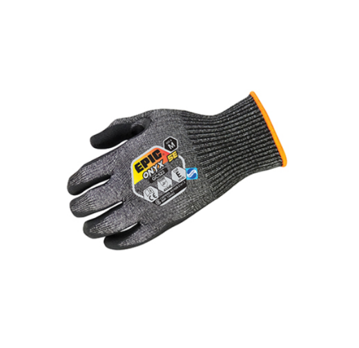 Picture of GLOVE EPIC® ONYX CUT 5E. AVAILABLE IN SIZES 6/7/8/9/10/11/12