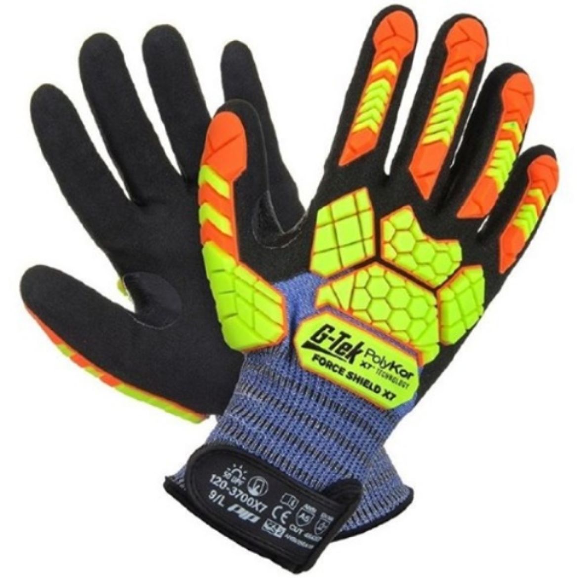 Picture of MAXITEK POLYKOR X7 CUT E GLOVES. AVAILABLE IN SIZES 7 - 11