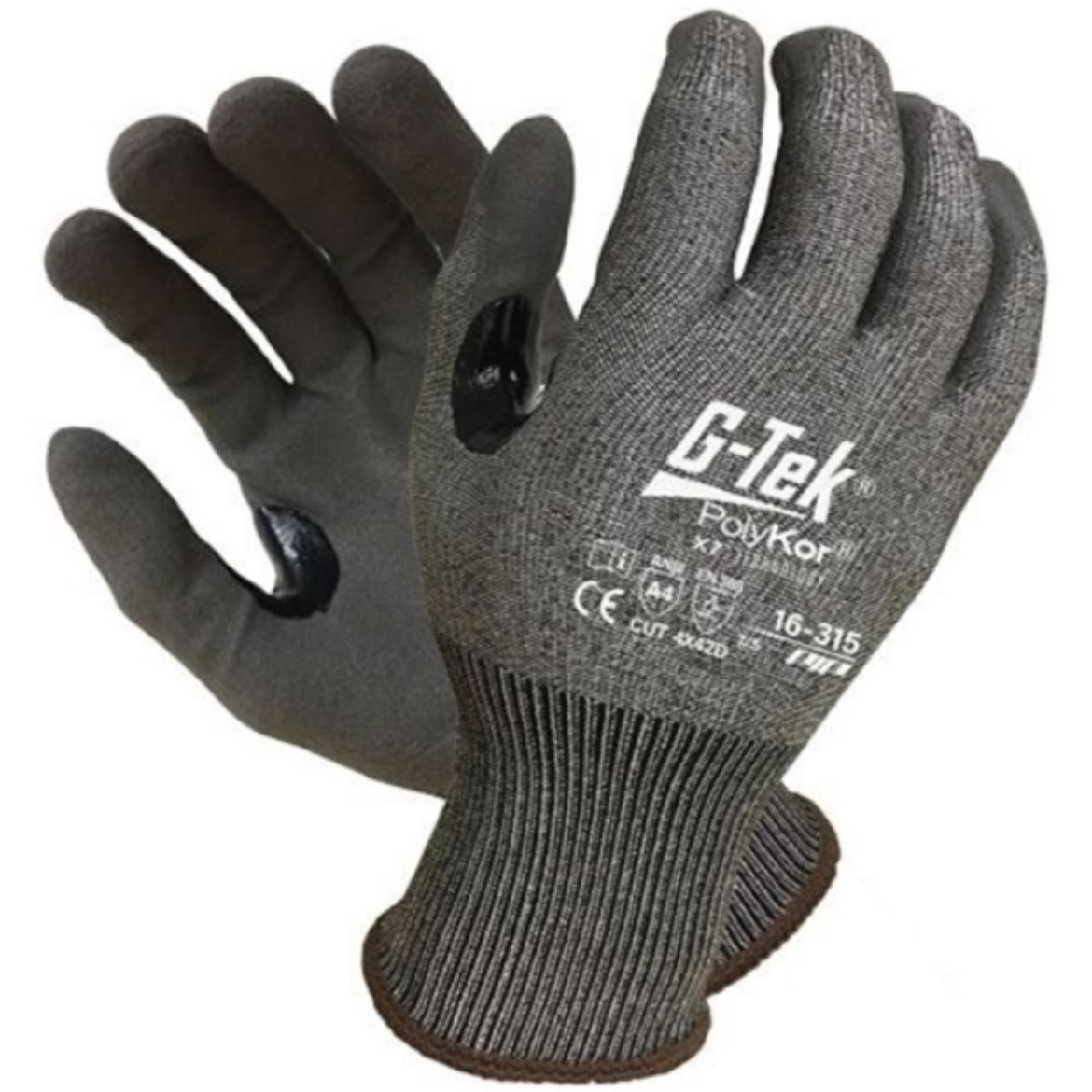 Picture of G-TEK (GUARDTEK) POLYKOR X7 CUT D GLOVES. AVAILABLE IN SIZES 6 TO 12.