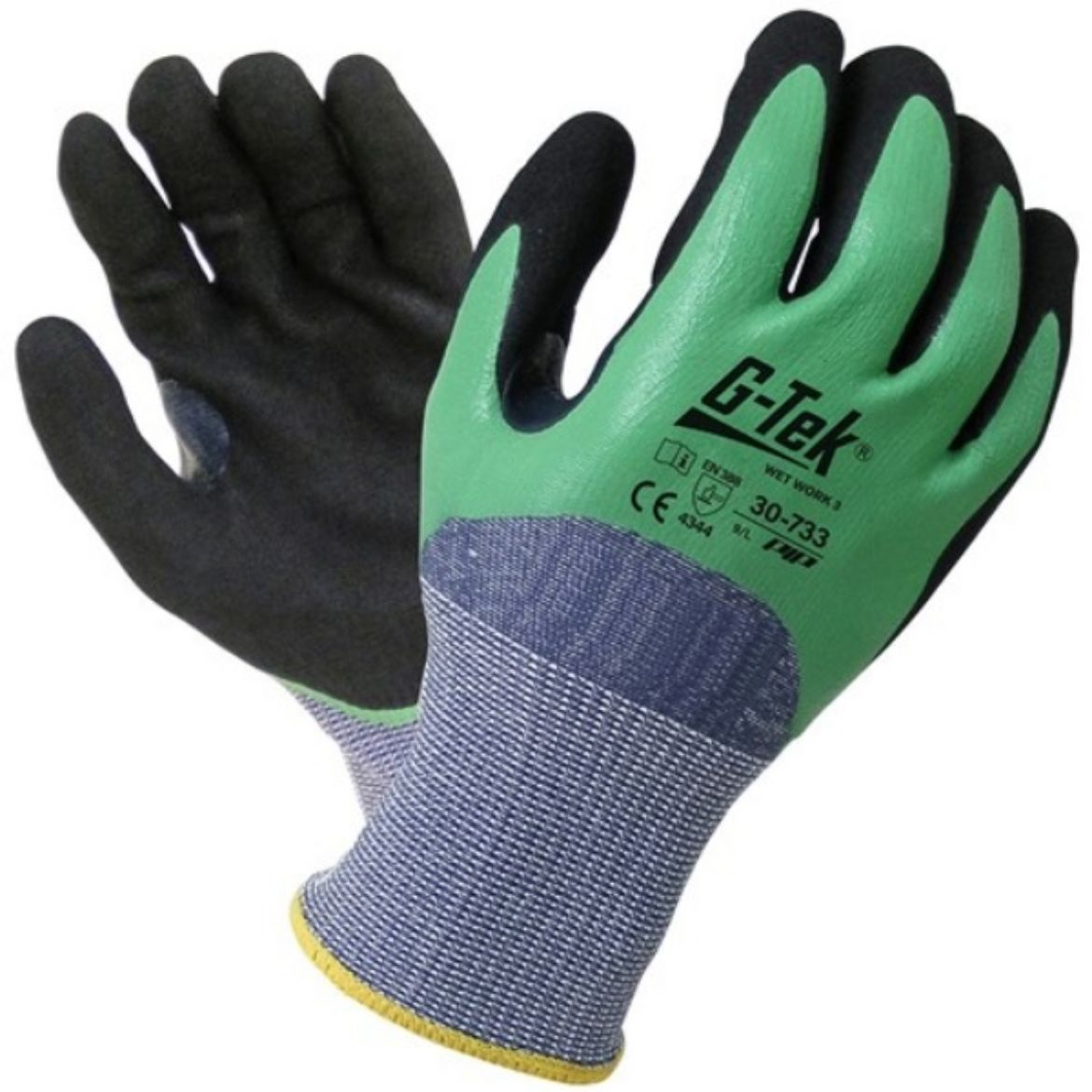 Picture of G-TEK (GUARDTEK) WET WORK CUT 3 GLOVES. AVAILABLE IN SIZES 7 TO 11.