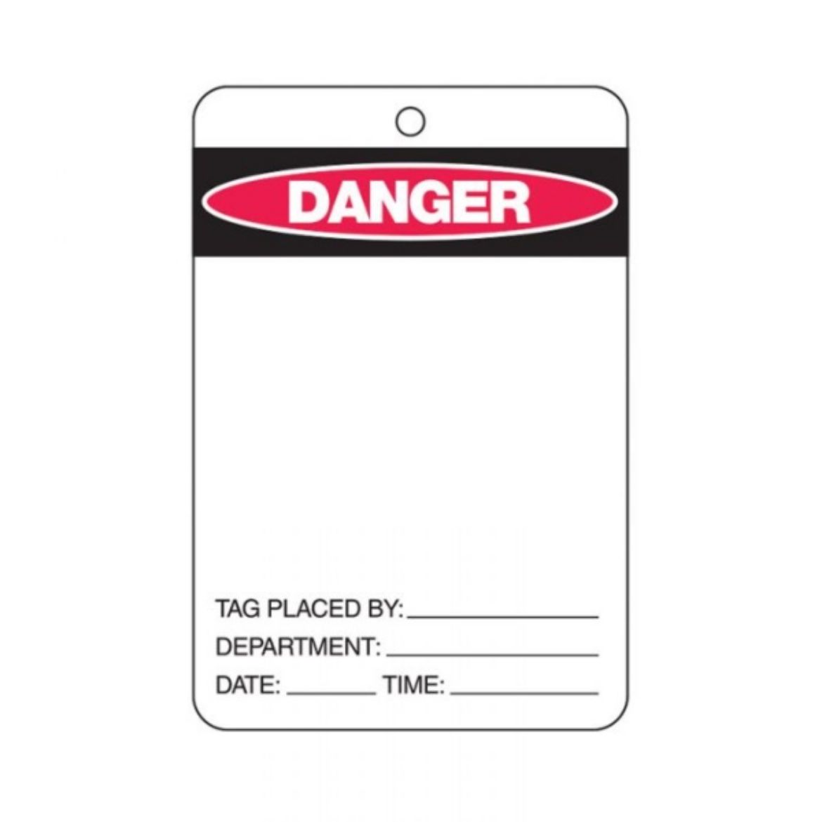 Picture of DANGER LOCKOUT TAGS - REVERSE SIDE DO NOT REMOVE THIS TAG, CARDSTOCK