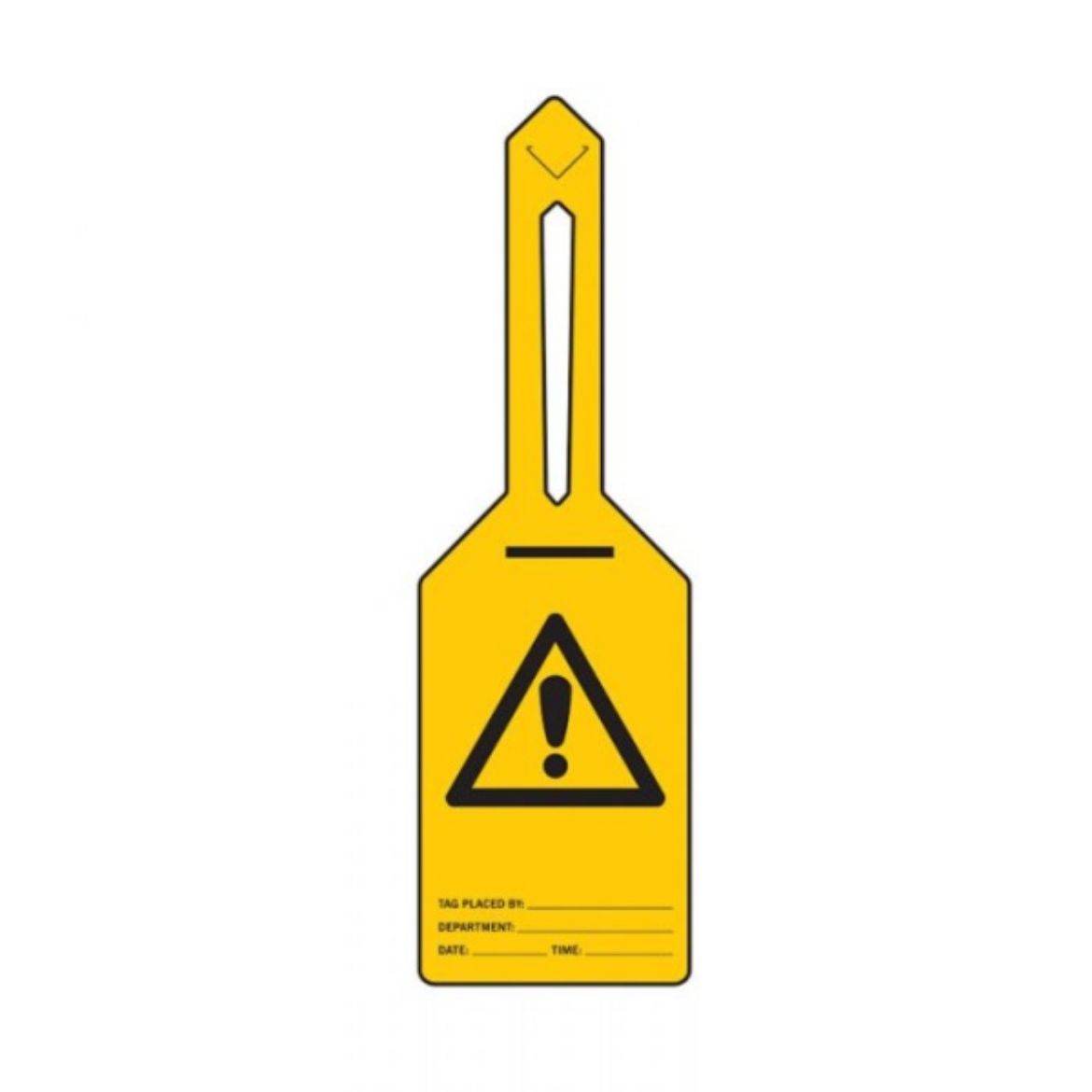 Picture of DANGER SYMBOL TIE-OUT LOCKOUT TAG