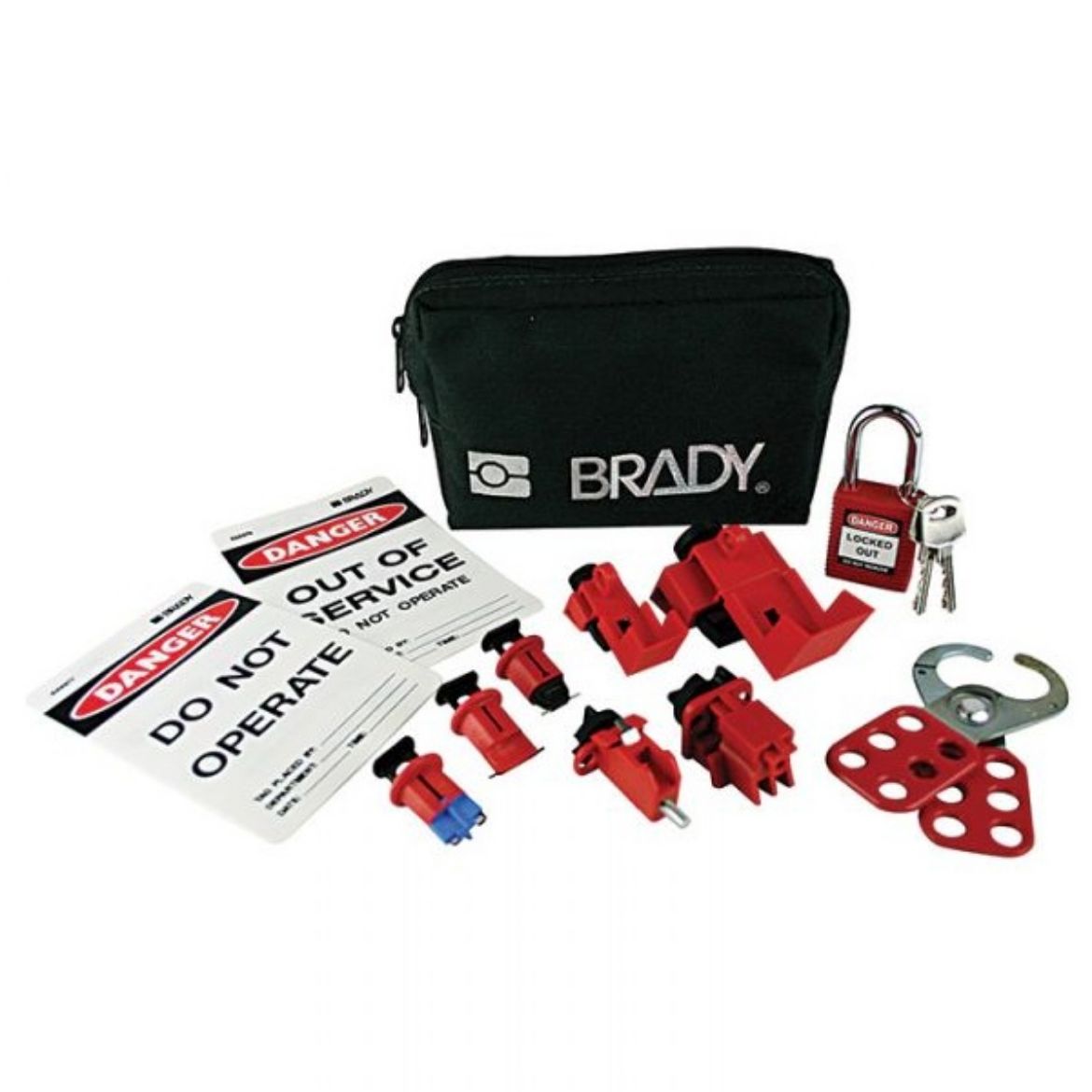 Picture of ELECTRICAN'S MINI LOCKOUT POUCH WITH COMPONENTS