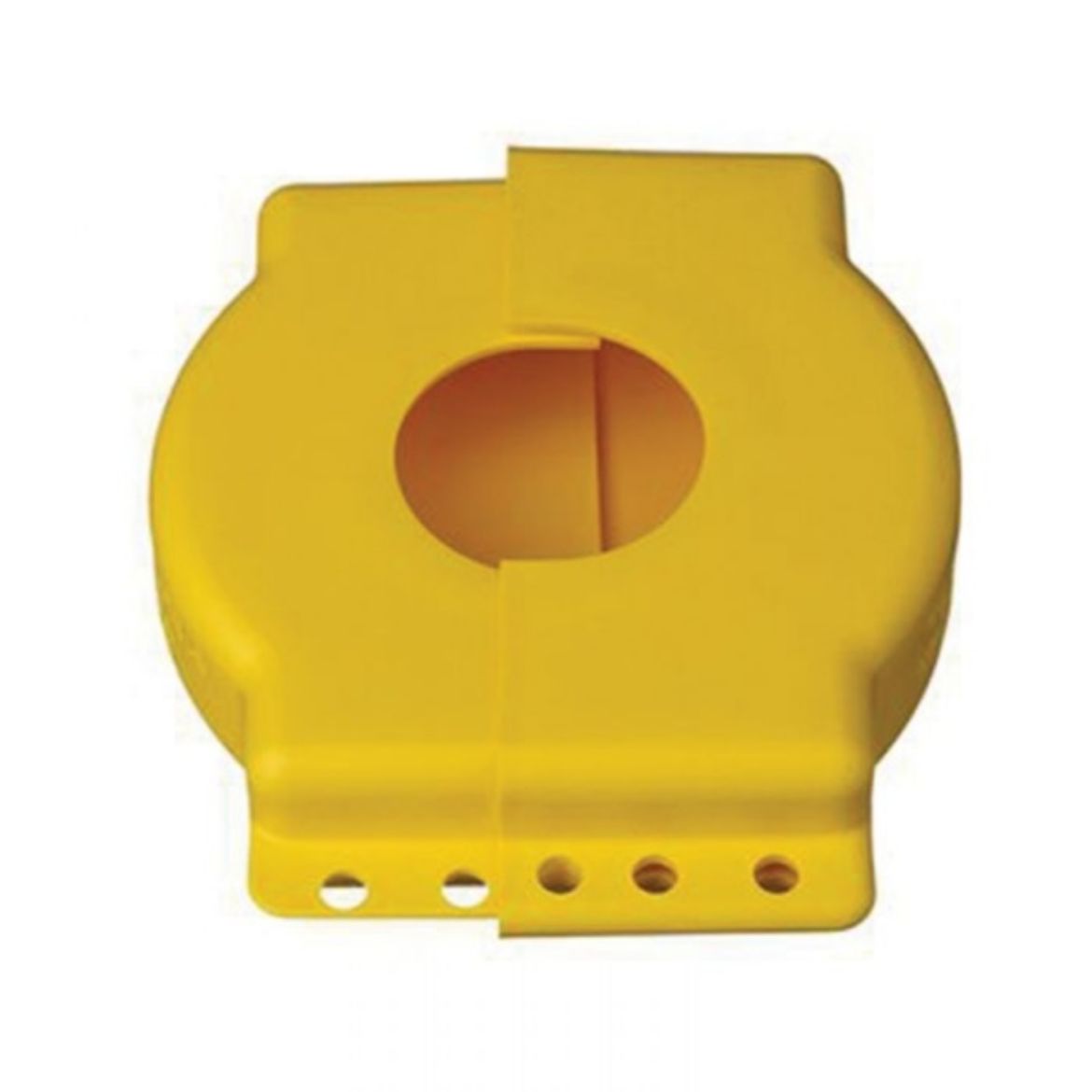 Picture of ADJUSTABLE GATE VALVE LOCKOUT YELLOW 1-6.5"  WITH LABELS