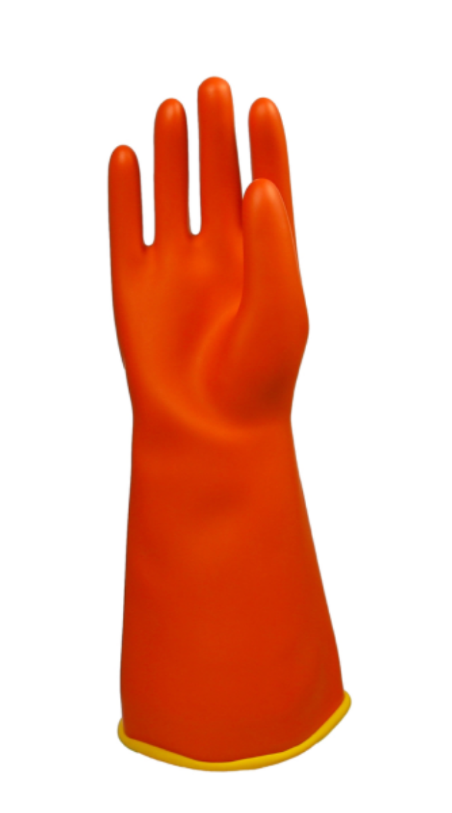 Picture of CLASS O 1000 VOLT 360MM LONG INSULATING GLOVES. AVAILABLE IN SIZES 8 TO 11 INCLUDING HALF SIZES