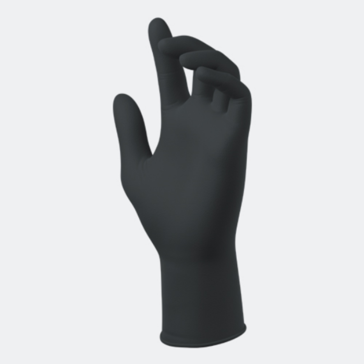 Picture of BLACK GLOVES, SW MEGAMAN P/F NITRILE.  AVAILABLE IN SIZES S - 3XL
