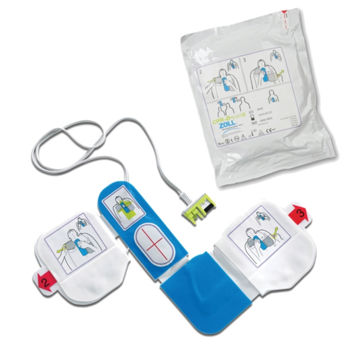 Picture of ZOLL PEDI-PADZ ADULT DEFIBRILLATION PADS FOR ZOLL AED PLUS