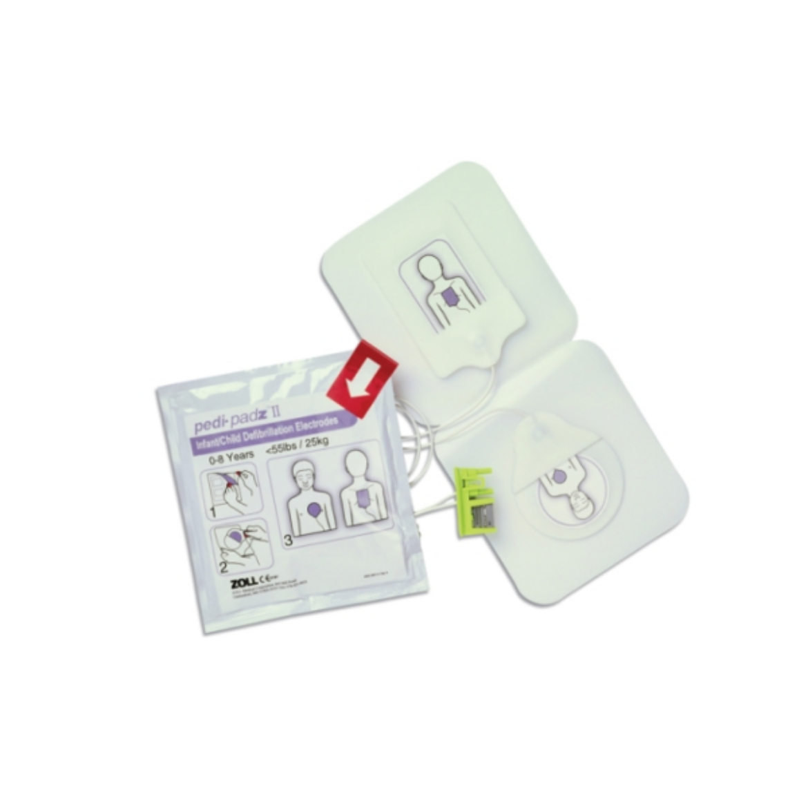 Picture of ZOLL PEDI-PADZ PAEDIATRIC DEFIBRILLATION PADS FOR ZOLL AED PLUS