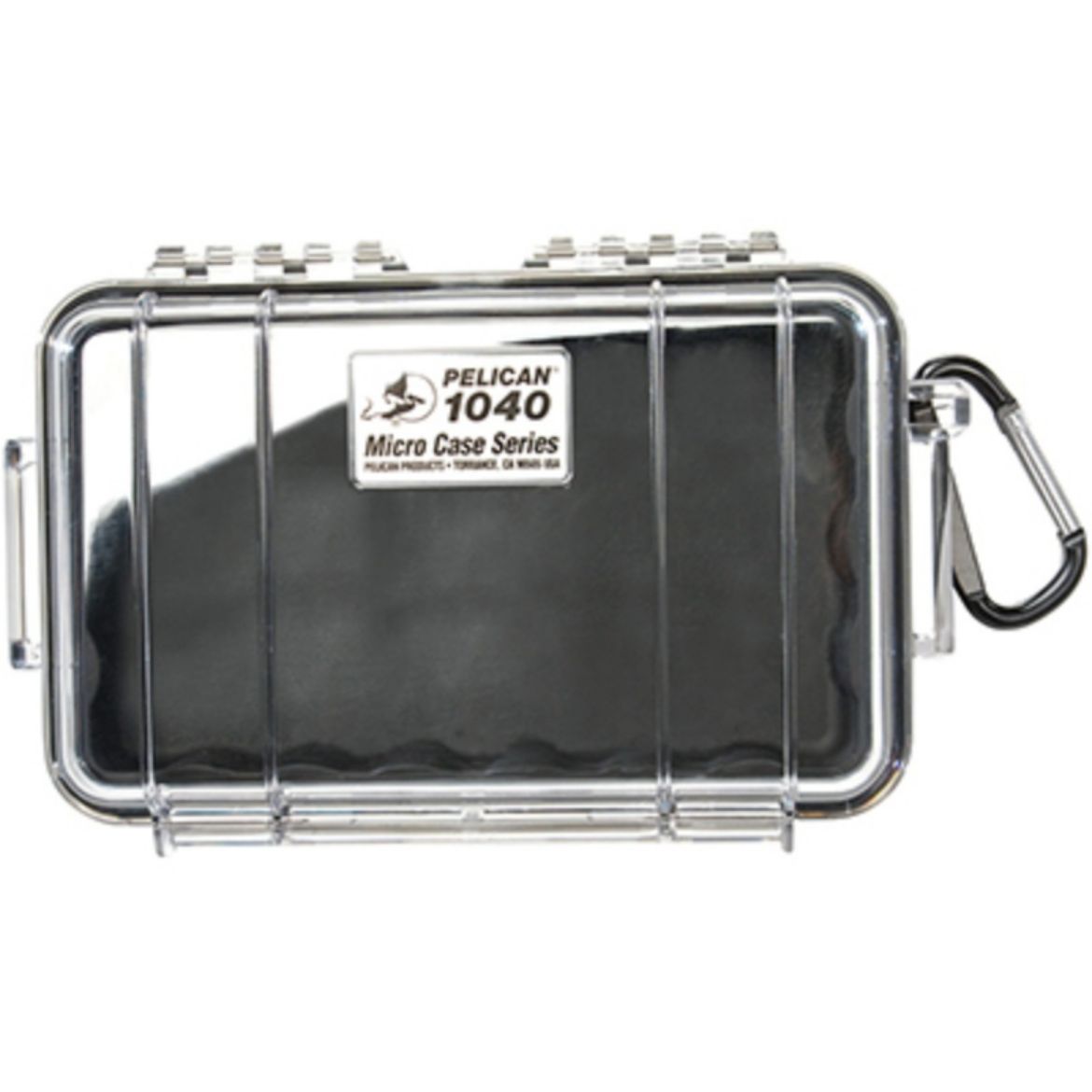 Picture of # 1040 MICRO PELICAN CASE - CLEAR WITH BLACK