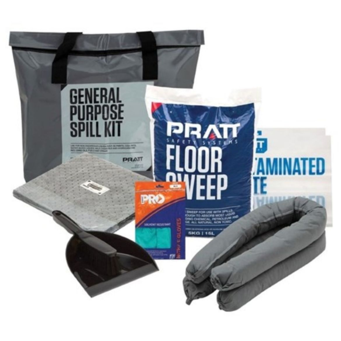 Picture of PRATT 50LTR GENERAL PURPOSE  AUS SPILL KIT- GREY BAG