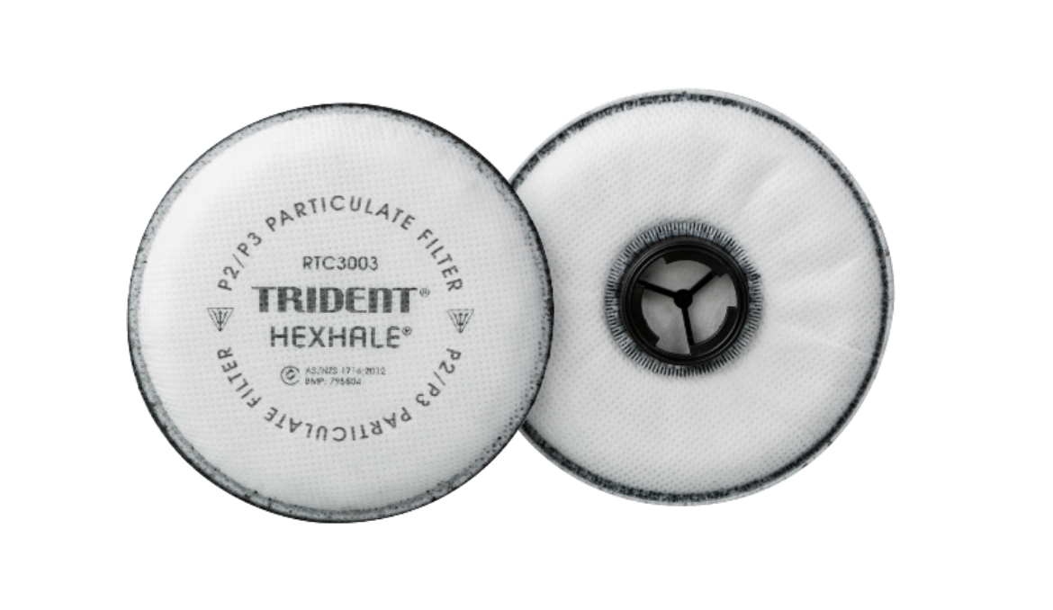 Picture of TRIDENT® HEXHALE® P2/P3 PARTICULATE WITH NUISANCE LEVEL ORGANIC VAPOUR RELIEF FILTER