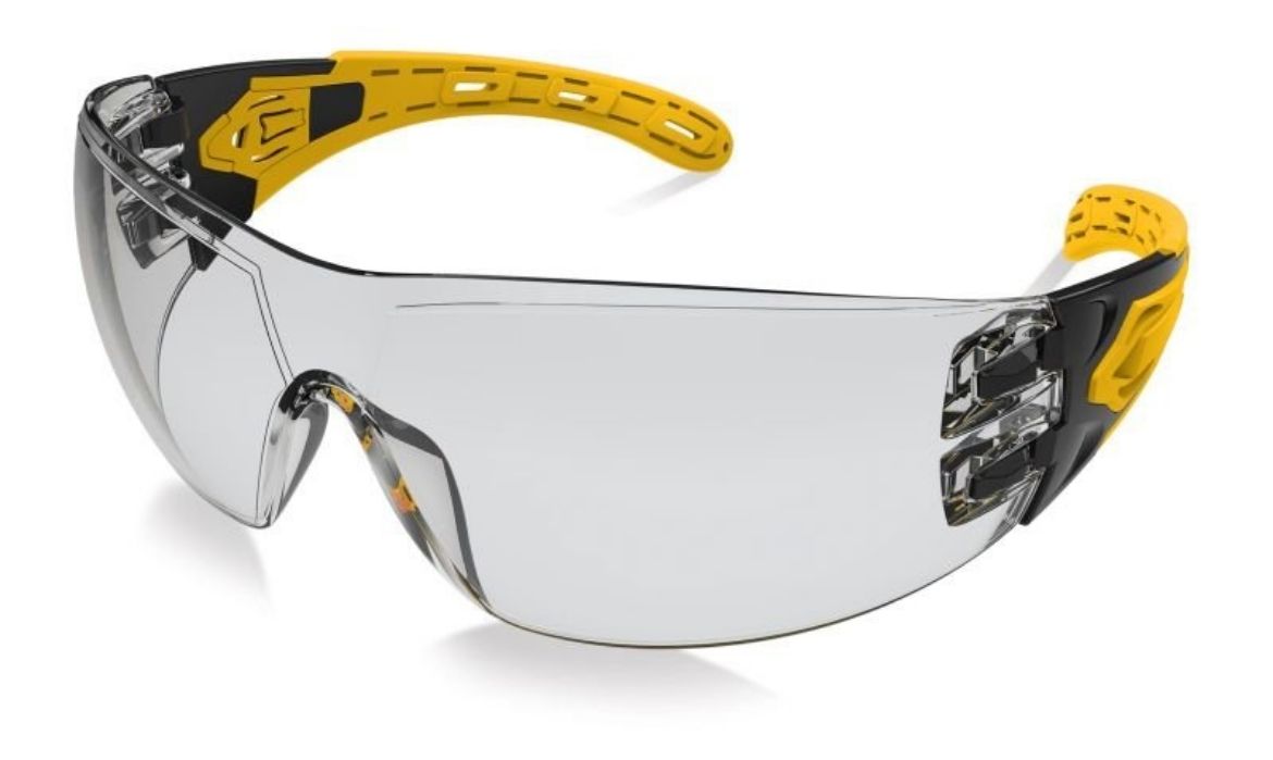 Picture of 'EVOLVE' SILVER MIRROR SAFETY GLASSES