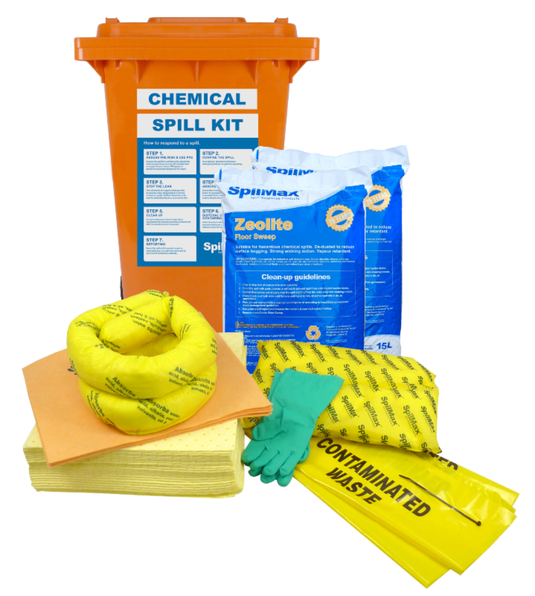 Picture of SPILMAX 140L WORKPLACE SPILL KIT - CHEMICAL WITH 15L ZEOLITE