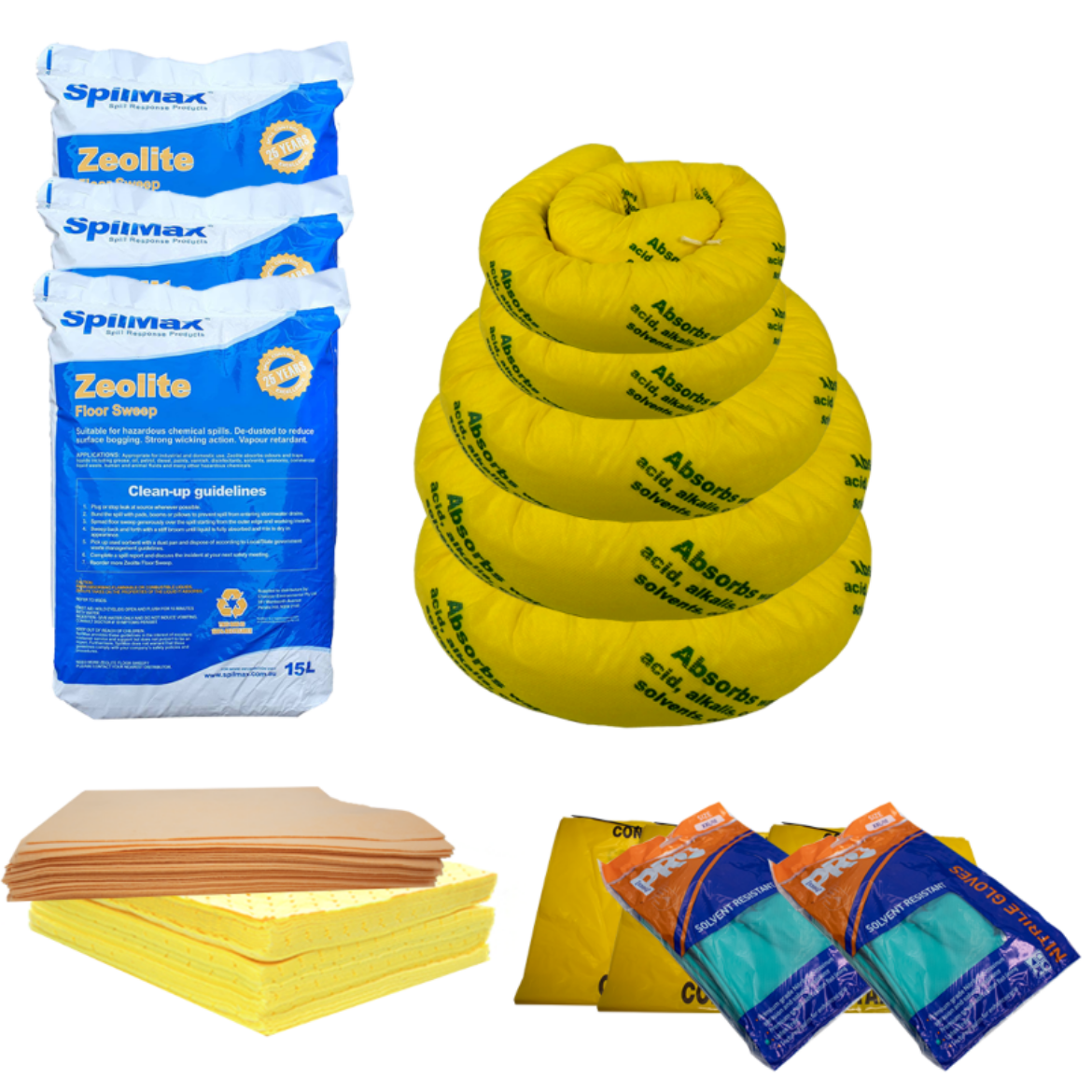 Picture of REFILL FOR SPILMAX 240L WORKPLACE SPILL KIT - CHEMICAL