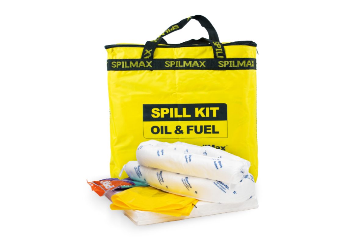 Picture of SPILMAX 50L ECONOMY VEHICLE SPILL KIT BAG - OIL & FUEL
