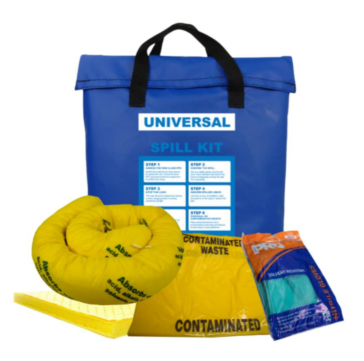 Picture of SPILMAX 25L ECONOMY VEHICLE SPILL KIT BAG - UNIVERSAL