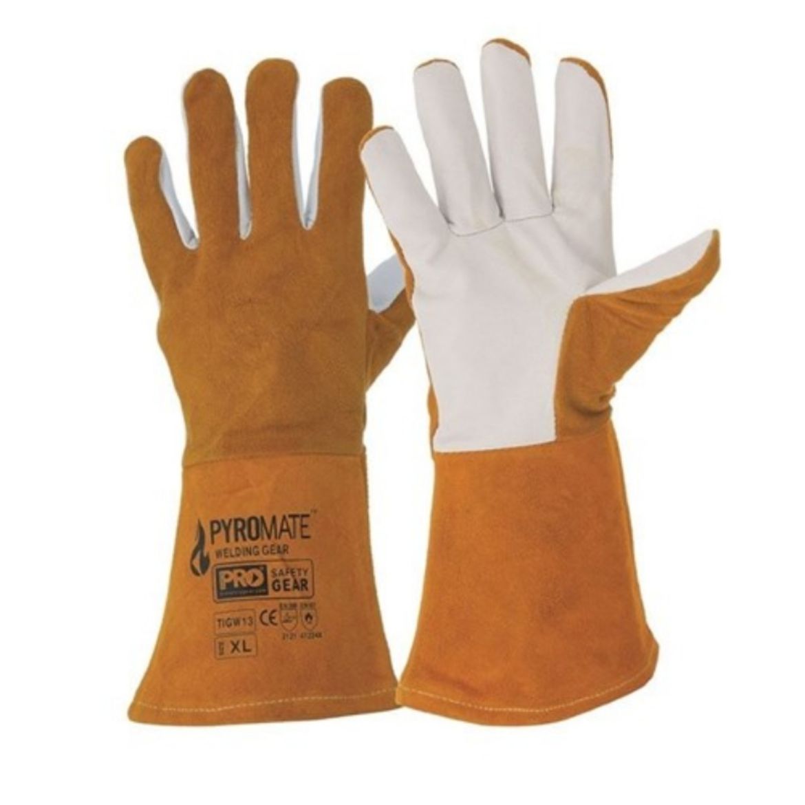 Picture of PREMIUM DEERSKIN TIG WELDERS GLOVES - LENGTH 34CM. AVAILABLE IN SIZES L/XL