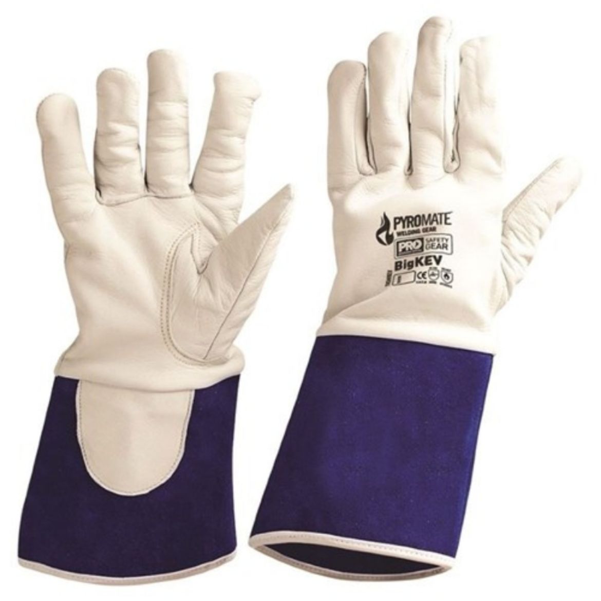 Picture of PREMIUM GOATSKIN WELDERS GLOVES WITH KEVLAR FINE-LINING. AVAILABLE IN SIZES M/L/XL
