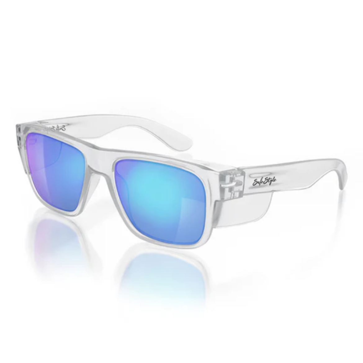 Picture of FUSIONS CLEAR FRAME/MIRROR BLUE POLARISED