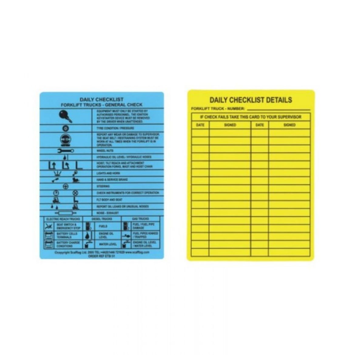Picture of FORKLIFTAG STANDARD INSERTS