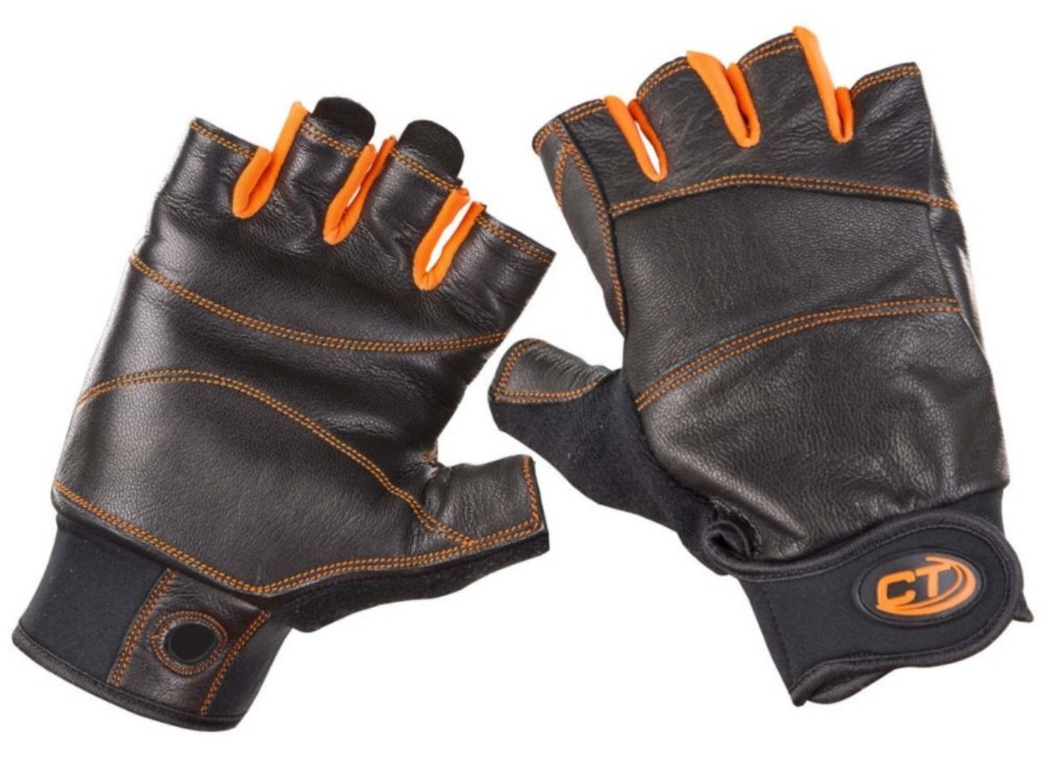 Picture of CT PROGRIP FERRATA HALF FINGER LEATHER GLOVE - EXTRA LARGE