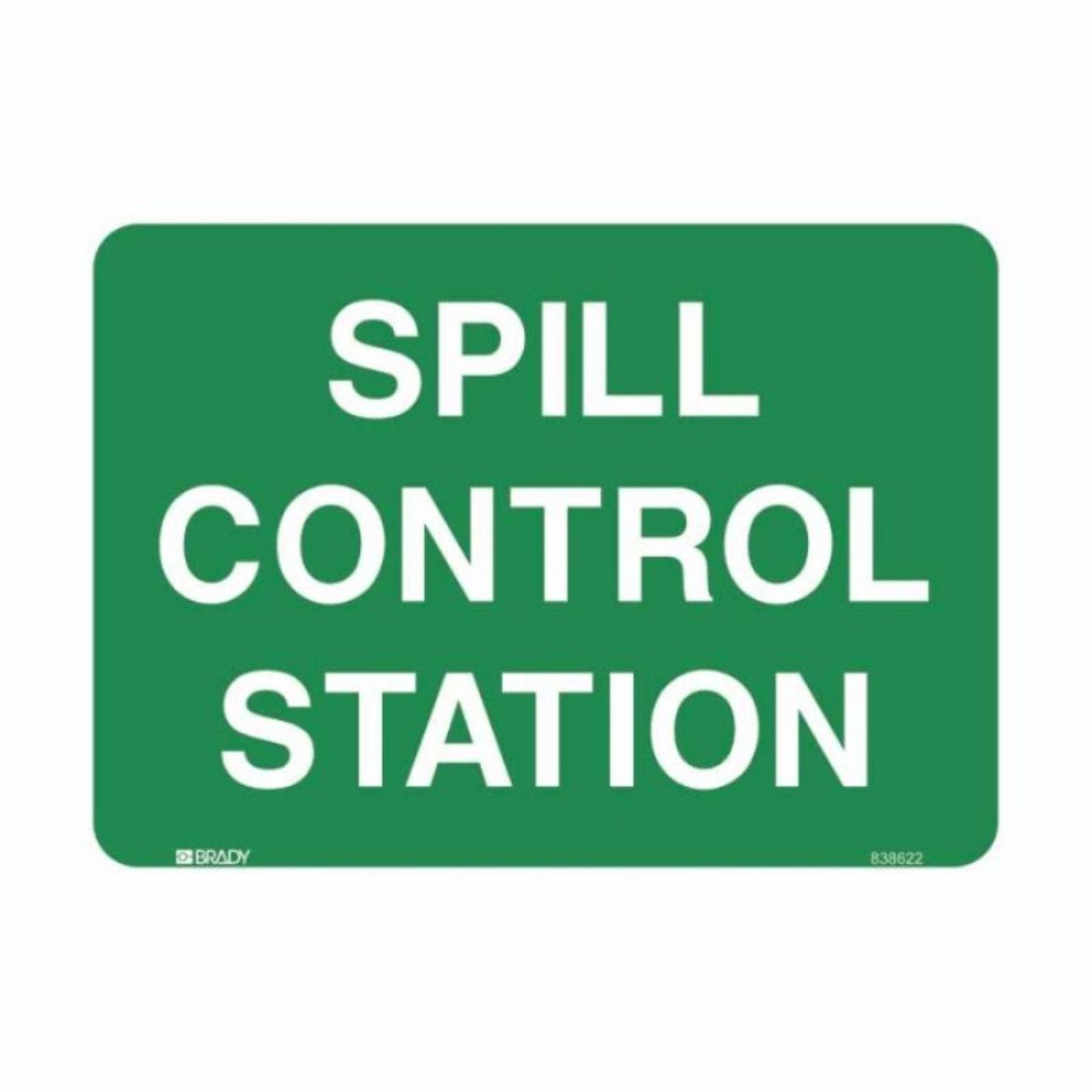 Picture of SPILL CONTROL STATION SIGN 300MM (H) X 450MM (W) METAL