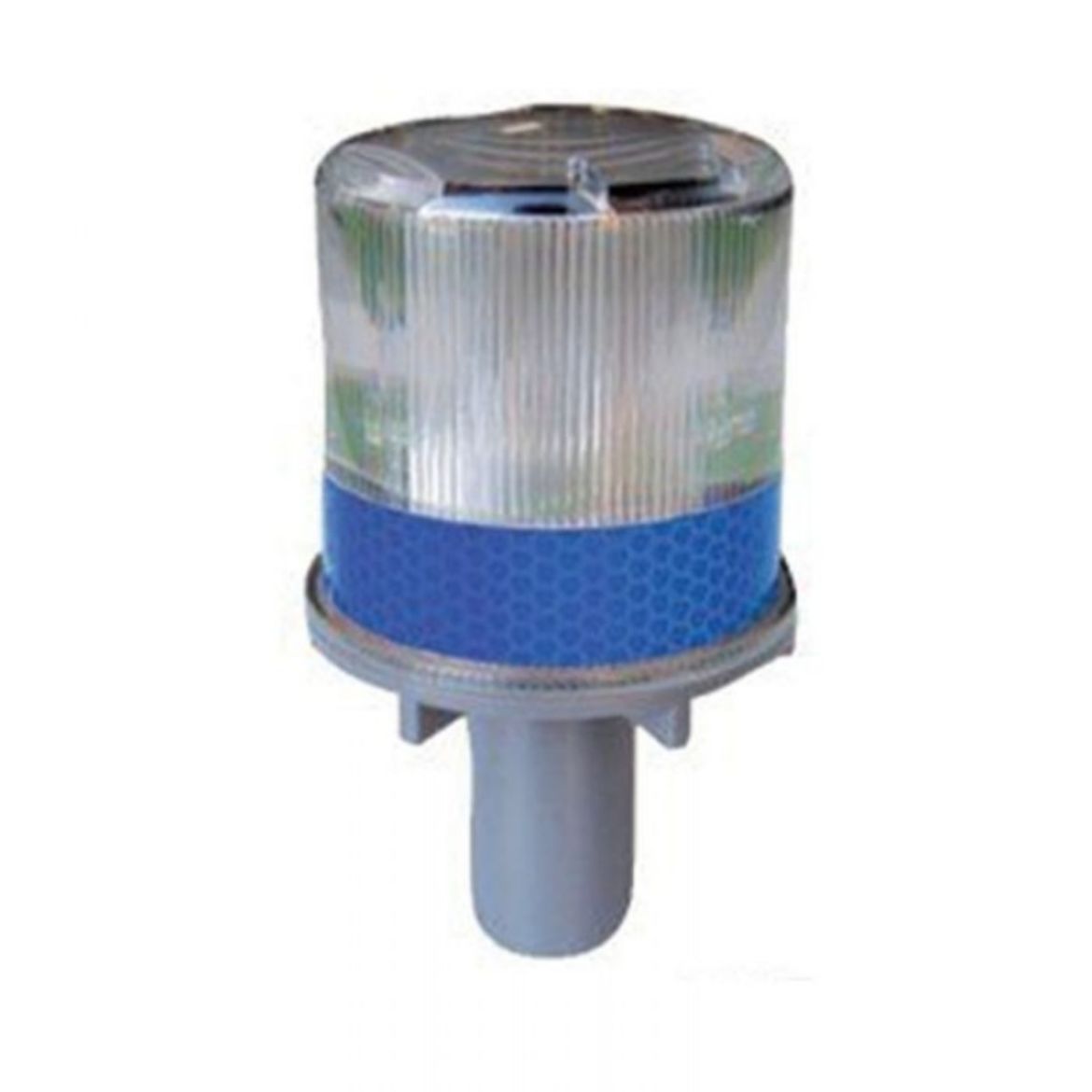 Picture of SOLAR WARNING BEACON WITH C1 REFLECTIVE BAND - BLUE