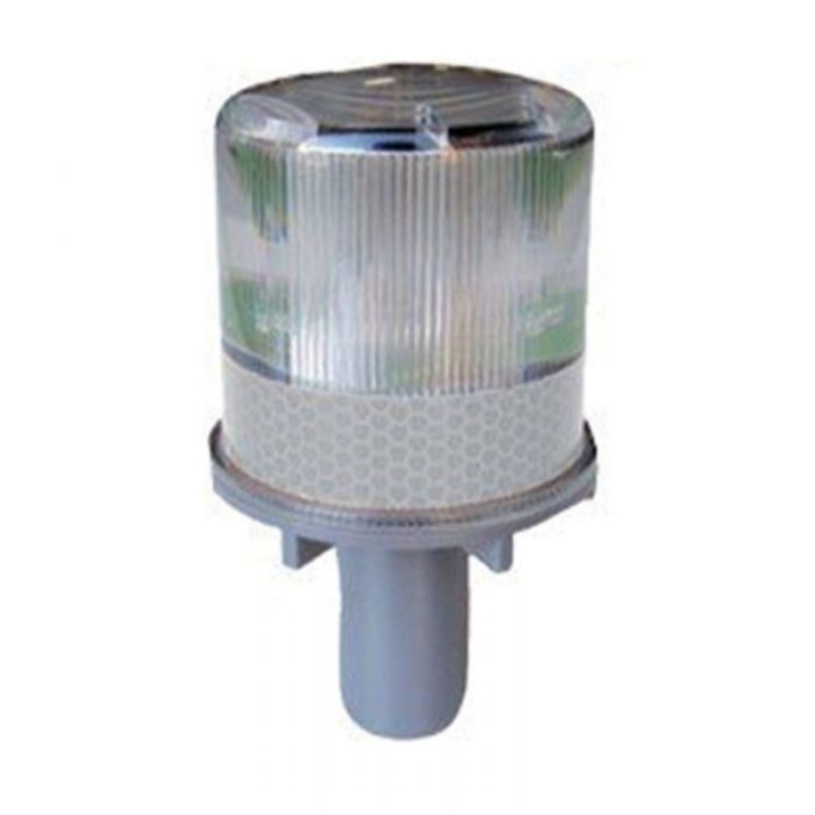 Picture of SOLAR WARNING BEACON WITH C1 REFLECTIVE BAND - WHITE