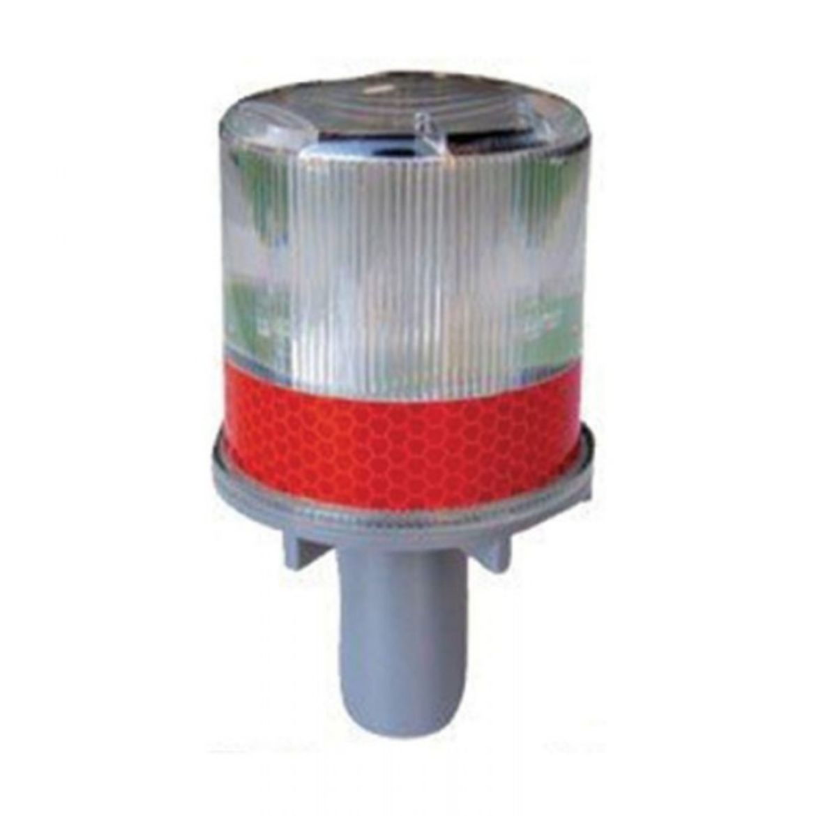 Picture of SOLAR WARNING BEACON WITH C1 REFLECTIVE BAND - RED