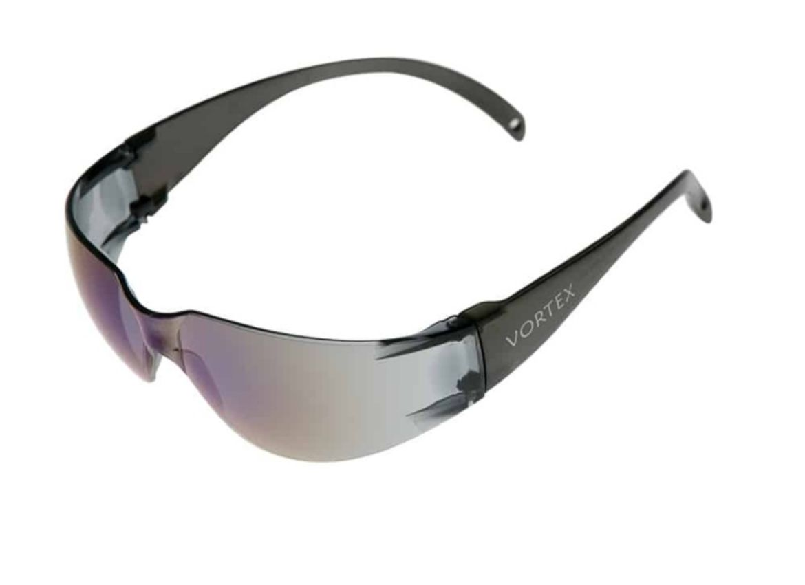 Picture of VORTEX GREY FRAME BLUE MIRROR LENS SAFETY GLASSES